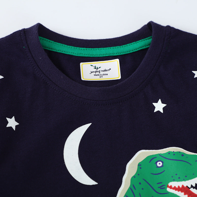 Jungen T-Shirt mit kreativem Dinosaurier-Motiv Drune 1784092377