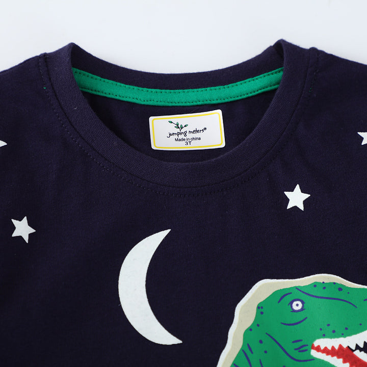 Jungen T-Shirt mit kreativem Dinosaurier-Motiv Drune 1784092377