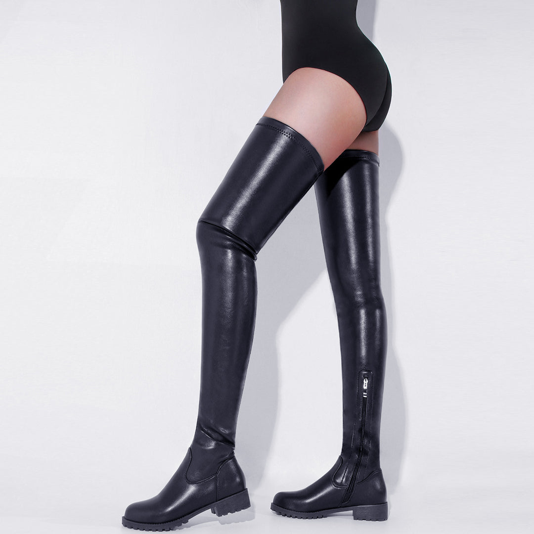 Drune | Damen Hohe Kniestiefel