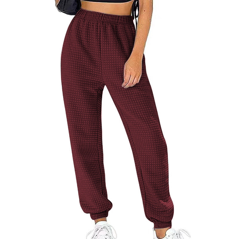 Damen Freizeitstoffhose mit strukturiertem Design Drune