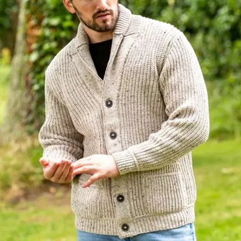 Herren Strickjacke mit modernem Schnitt und praktischen Taschen Drune