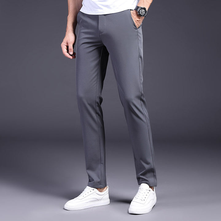 Herren Moderne Freizeithose mit praktischen Taschen und elastischem Bund Drune