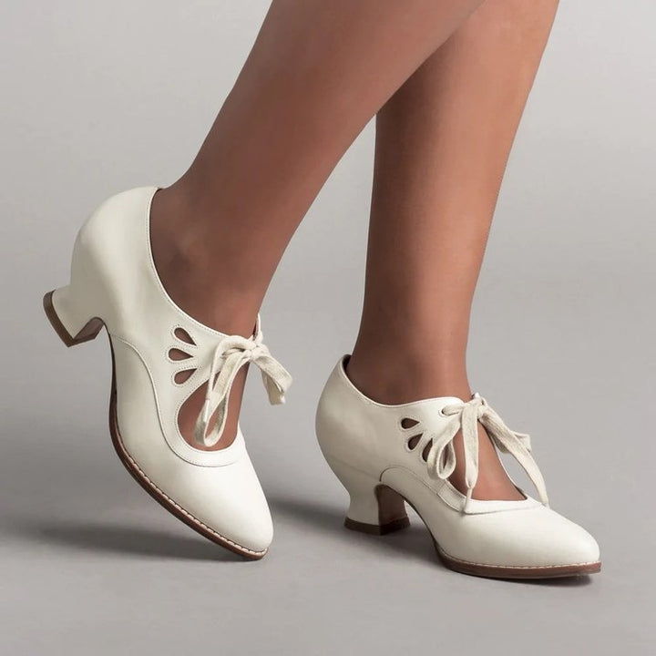 Damen elegante Tanzschuhe mit modischem Schnür-Design Drune