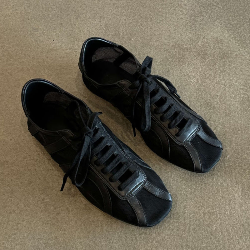 Damen modische Sneakers mit atmungsaktiver Mesh-Oberfläche und komfortabler Sohle Drune