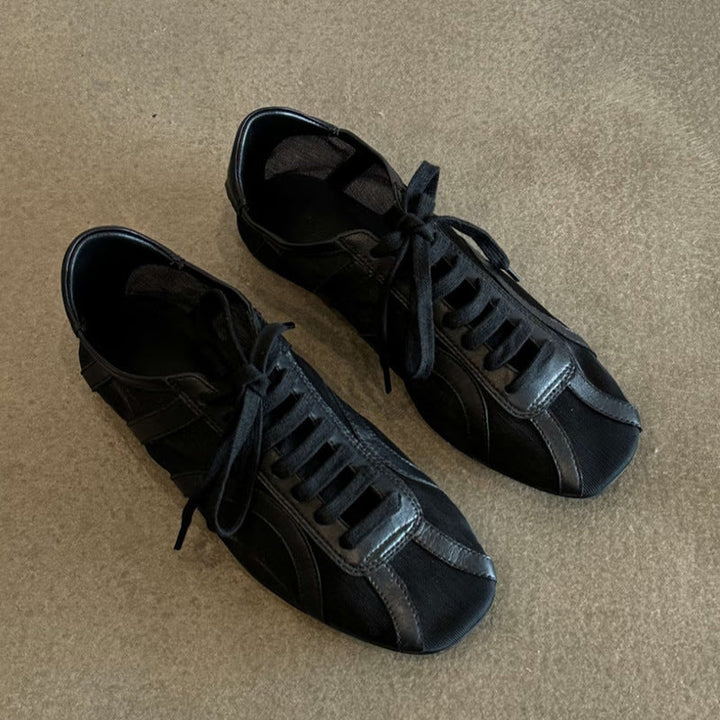 Damen modische Sneakers mit atmungsaktiver Mesh-Oberfläche und komfortabler Sohle Drune