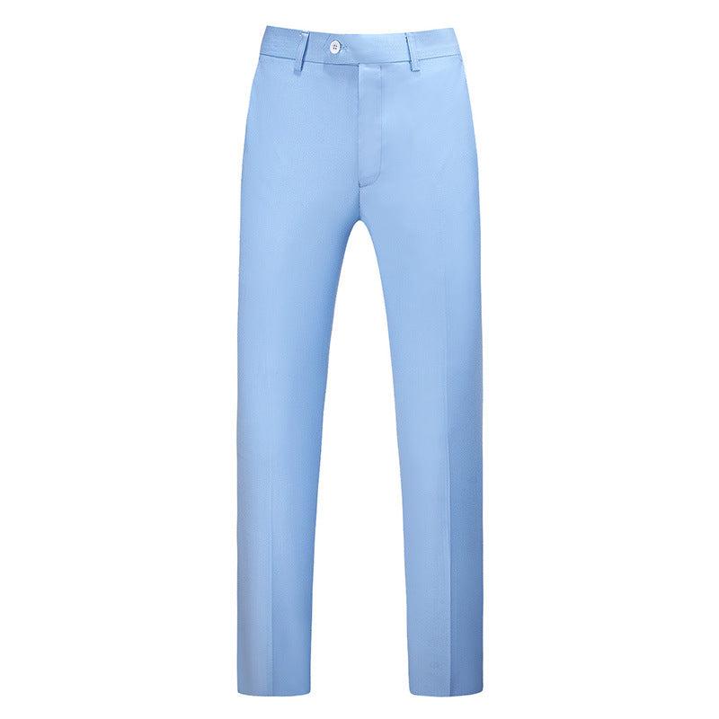 Herren nan schlanke Premium-Bügelfaltenhose mit Stretchbund und knitterarmem Gewebe Drune