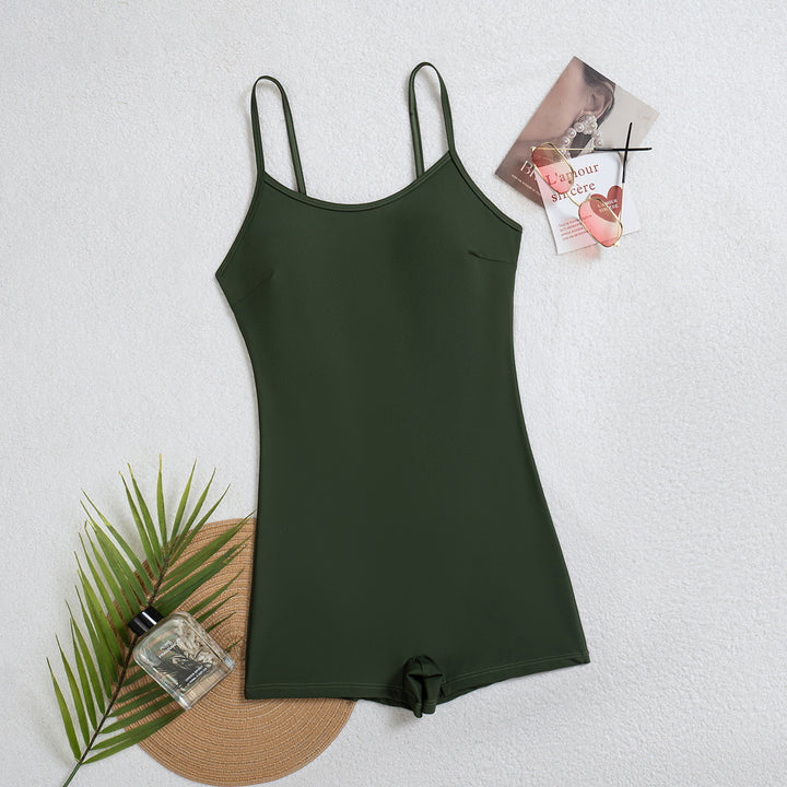 Damen Sportlicher Einteiler Drune