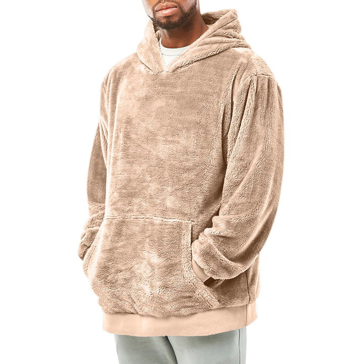 Herren kuscheliger Fleece-Hoodie Drune