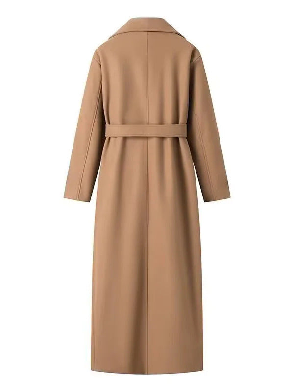 Damen Trenchcoat mit modischer Taillierung und doppelt geknöpfter Front Drune