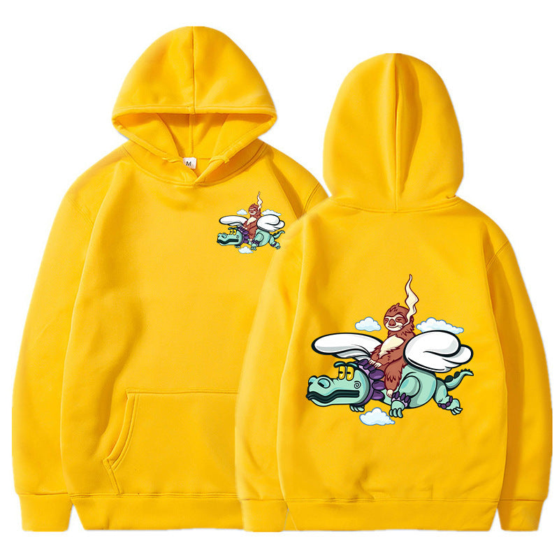 Damen Kapuzenpullover mit kreativem Grafikdesign und hochwertiger Innenausstattung Drune
