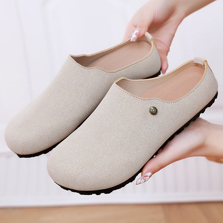 Damen nan leichtgewichtiger Schlupfclog mit ergonomischem Fußbett und rutschfester Profilsohle Drune