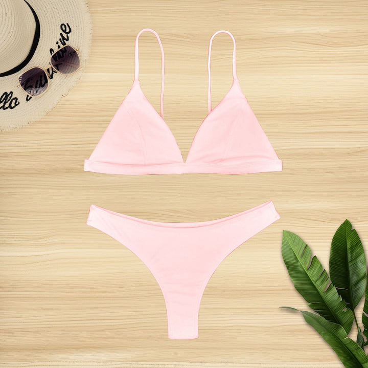 Damen Triangle-Bikini-Set Drune