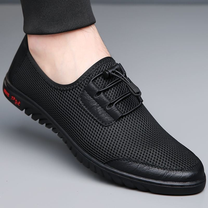 Herren Leichte Atmungsaktive Mesh Slip-On Sneaker mit Ergonomischer Passform Drune
