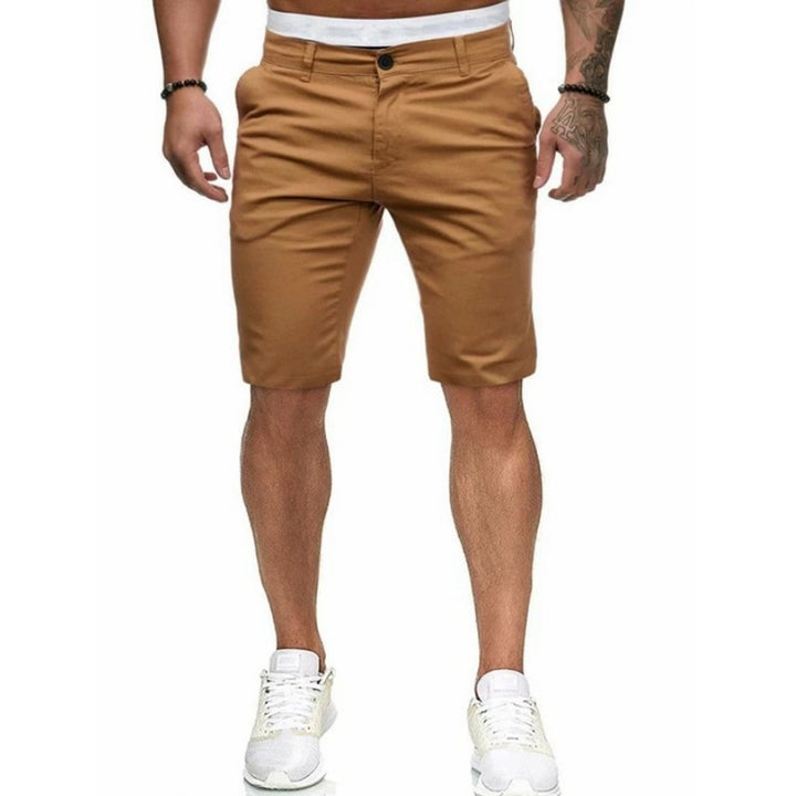Herren Chino Stil Freizeit Shorts Drune