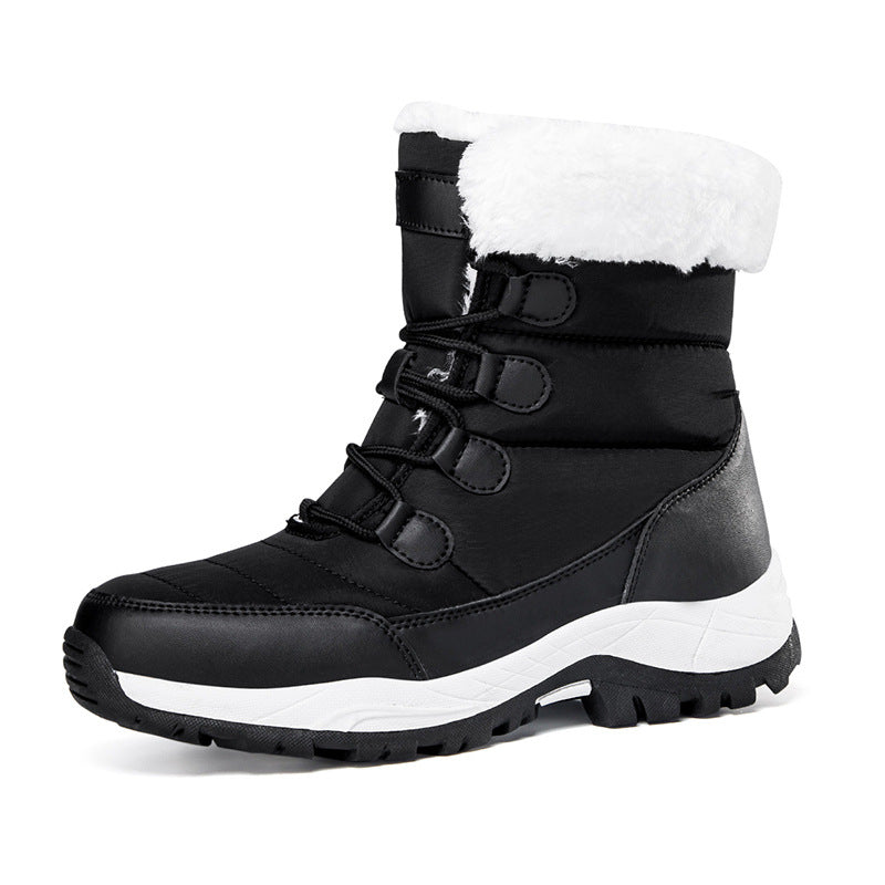 Damen Winterstiefel mit rutschfester Sohle und wärmendem Innenfutter Drune