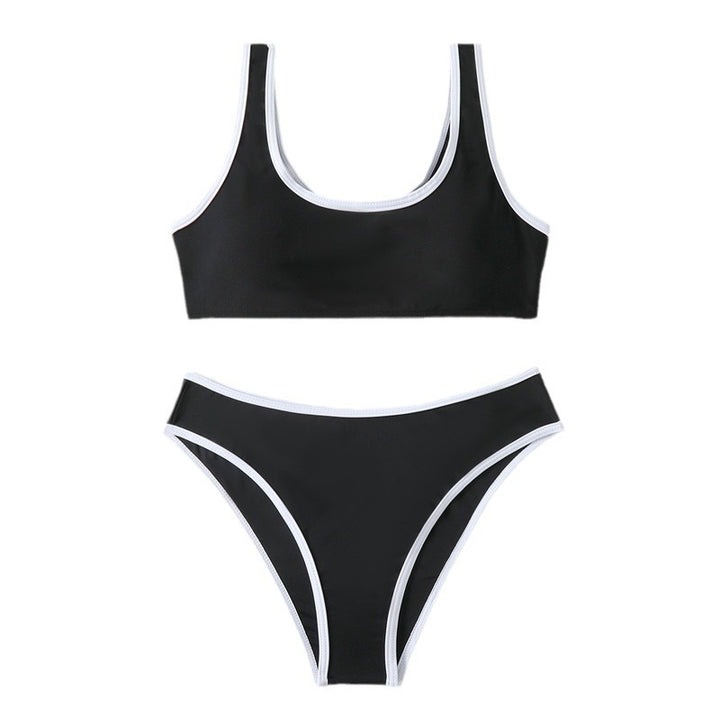 Damen Bikini-Set mit sportlichem Schnitt und kontrastierenden Akzenten Drune