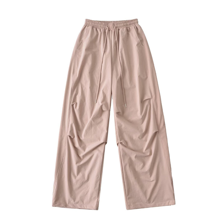 Damen weite Freizeithose mit elastischem Bund und praktischen Seitentaschen Drune