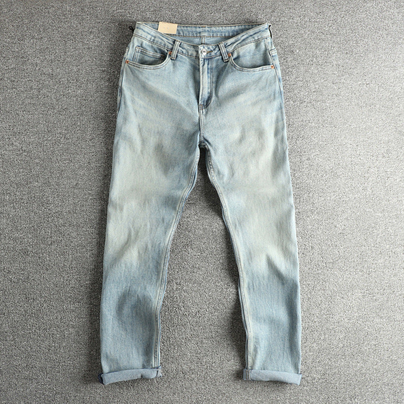 Damen Slim-Fit Jeans im authentischen Vintage-Look mit hohem Bund Drune