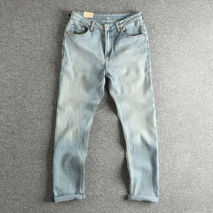 Damen Slim-Fit Jeans im authentischen Vintage-Look mit hohem Bund Drune