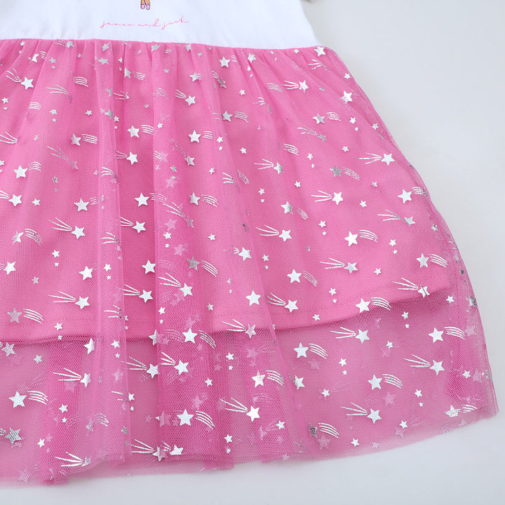 Mädchen Ballettkleid mit glitzernden Sternen und bezauberndem Tüllrock Drune