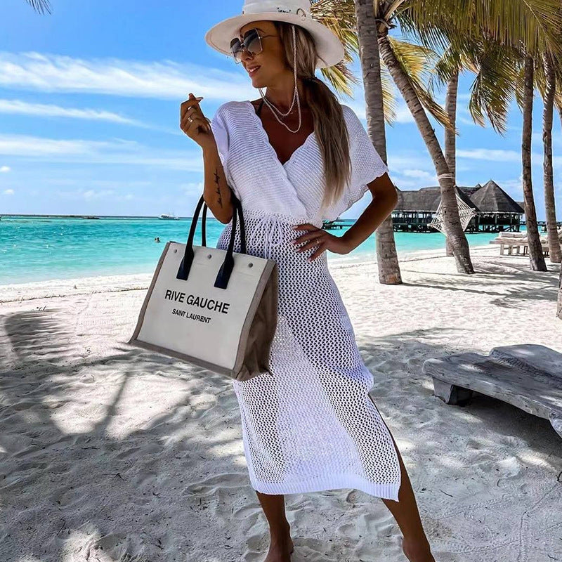 Damen strandfreundliches Netzkleid Drune