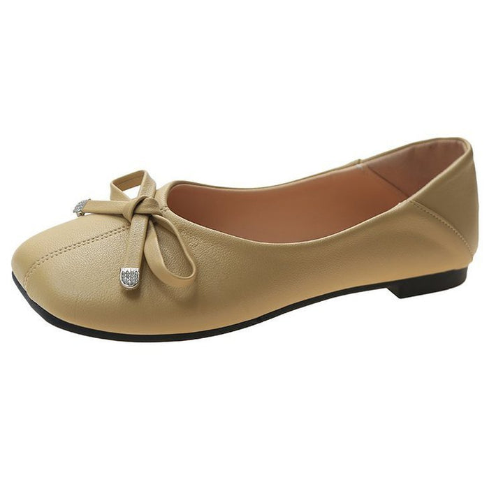 Damen Ballerinas mit dekorativem Schleifen-Detail und rutschfester Sohle Drune