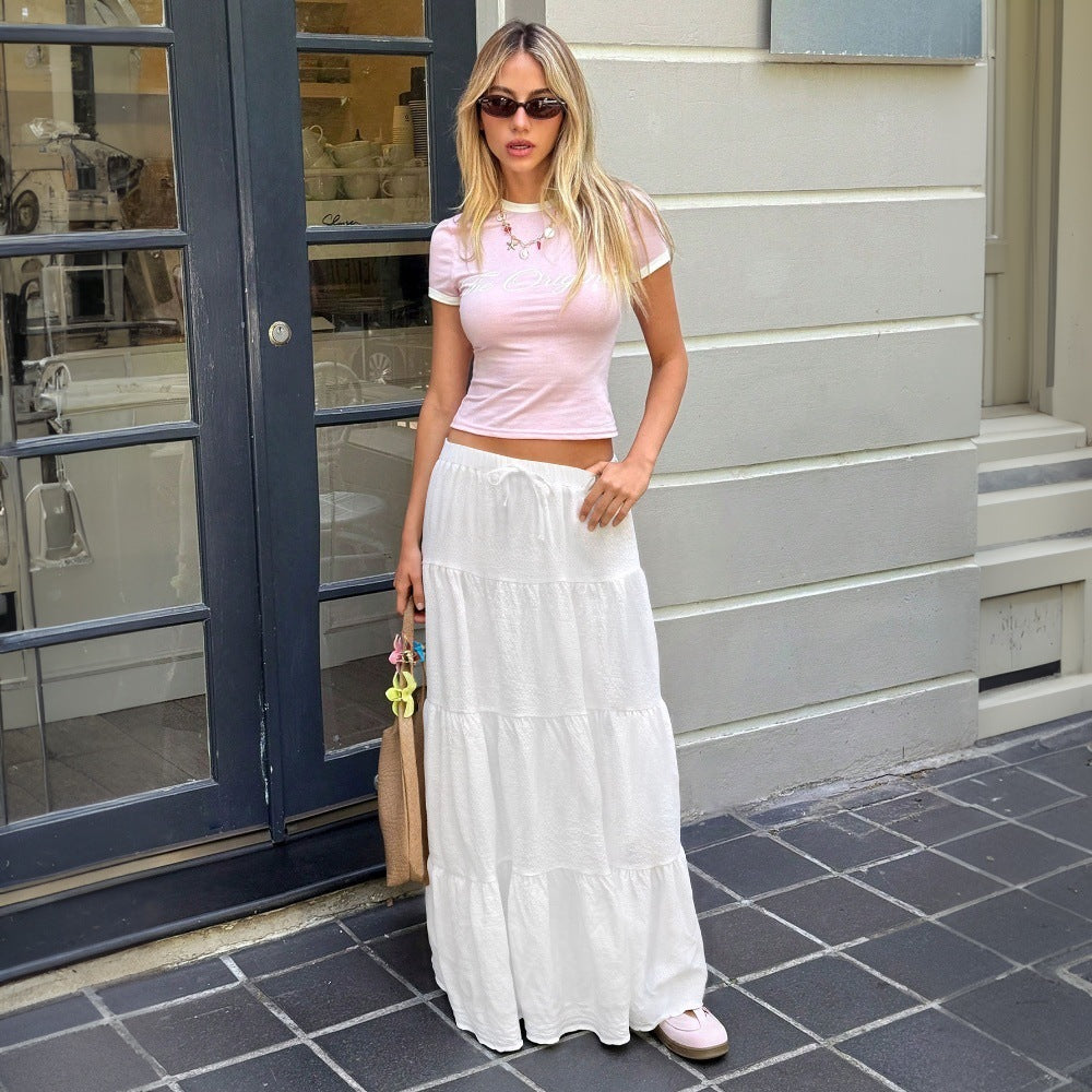 Damen Maxi-Rock aus luftiger Baumwolle Drune