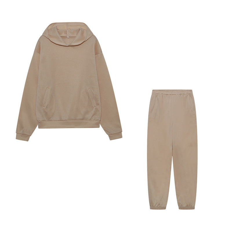 Damen Sportliches Hoodie und Jogginghose Set Drune