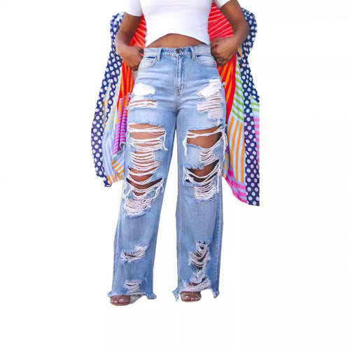 Drune | Denim Hole Lose Jeans