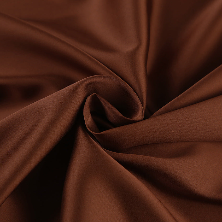 Damen elegantes Spaghettiträgerkleid aus fließendem Stoff Drune