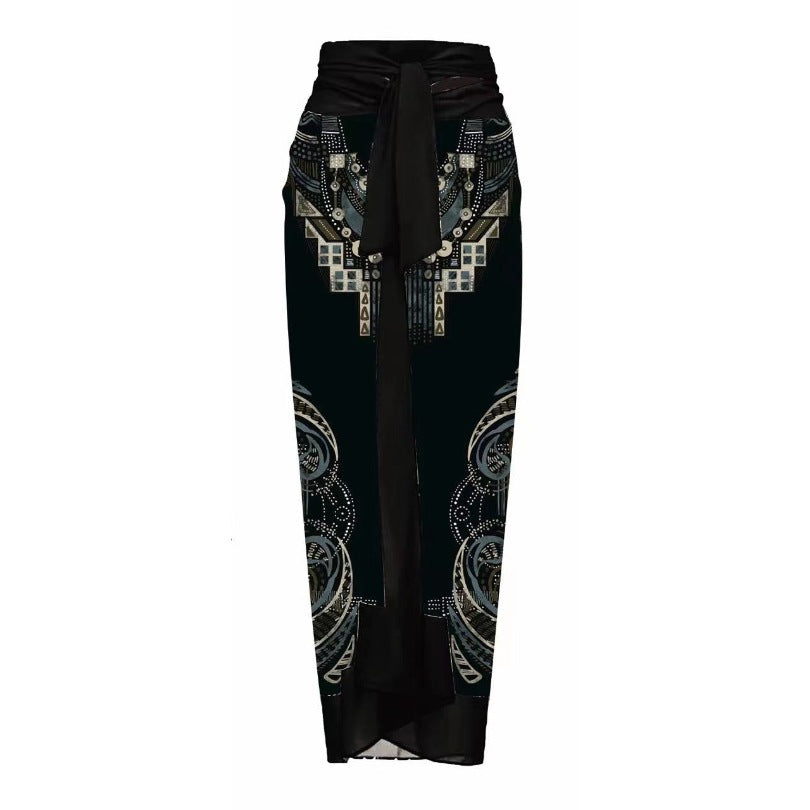 Damen Einteiler Badeanzug mit floralem 3D-Design Drune