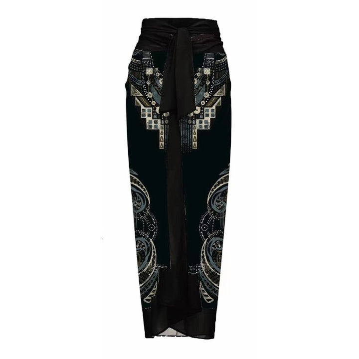 Damen Eleganter Einteiler mit kunstvoller Blumendekoration Drune