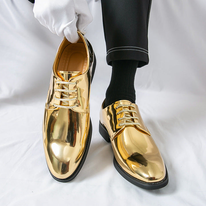 Damen Elegante und glänzende Schnürschuhe Drune