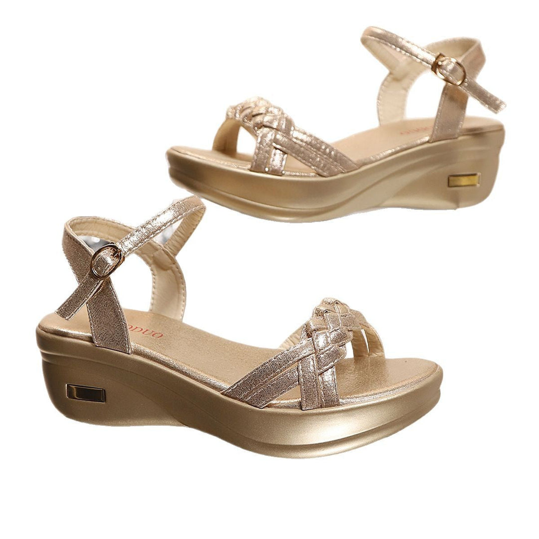 Damen Plateau Sandalen Drune