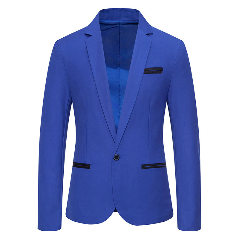 Herren eleganter Blazer mit modischem Schnitt und feinen Akzenten Drune