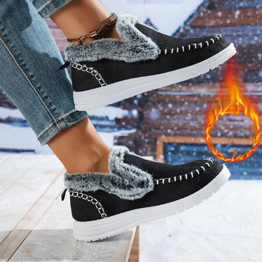 Damen Bequeme und kuschelig gefütterte Sneaker Drune