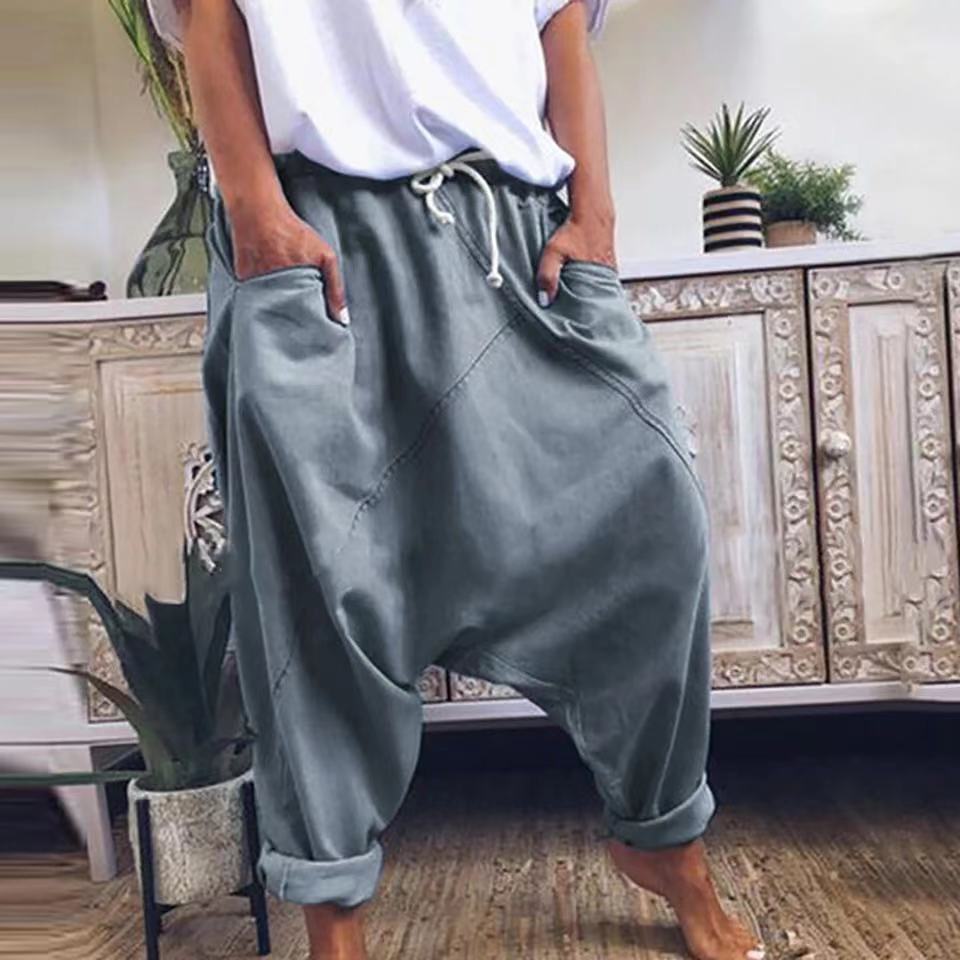 Herren lässige Relaxed-Fit Haremshose Drune