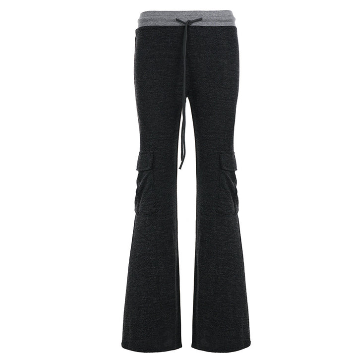 Damen Weite Cargo-Hose mit elastischem Bund und praktischen Taschen Drune