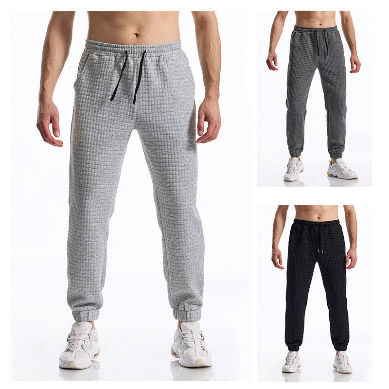 Herren bequeme Sweatpants mit hohem Bund und elastischem Komfort Drune