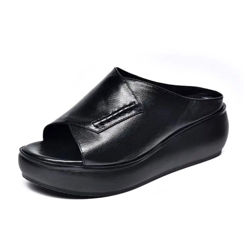 Damen nan orthopädisch inspirierte Schlupf‑Mule mit viskoelastischem Memory‑Fußbett Drune