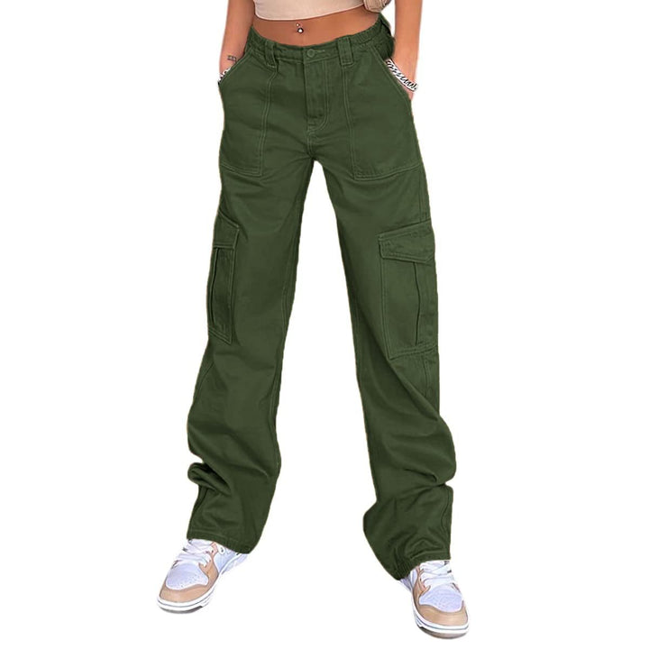 Damen Cargo-Hose mit lässigem Schnitt und praktischen Seitentaschen Drune