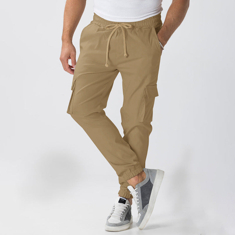 Herren Cargo-Hose mit elastischem Bund und praktischen Seitentaschen Drune