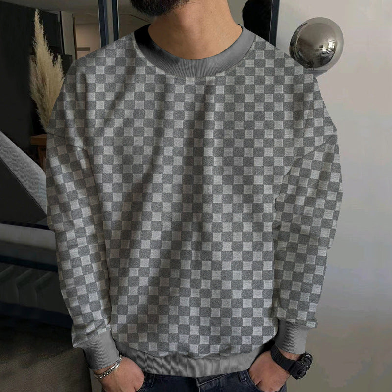 Herren Modischer Sweatshirt mit strukturiertem Design Drune
