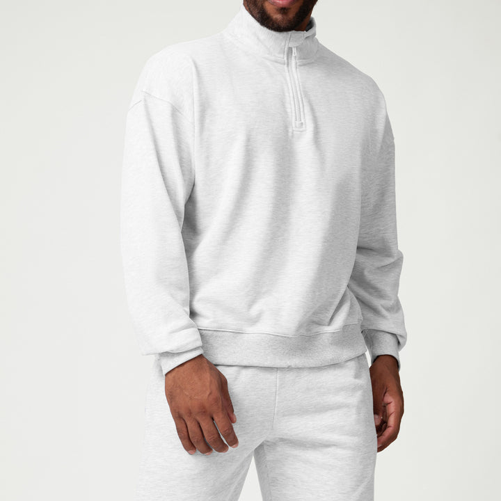 Herren Sweatshirt mit kurzem Reißverschluss Drune
