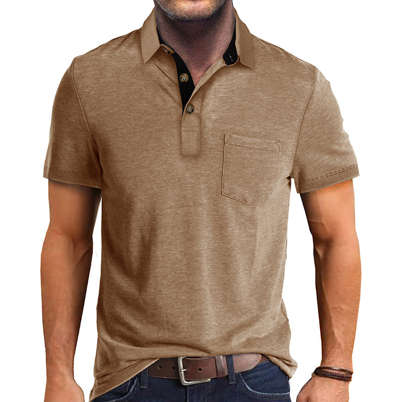 Herren Polo-Shirt mit modernen Designelementen Drune