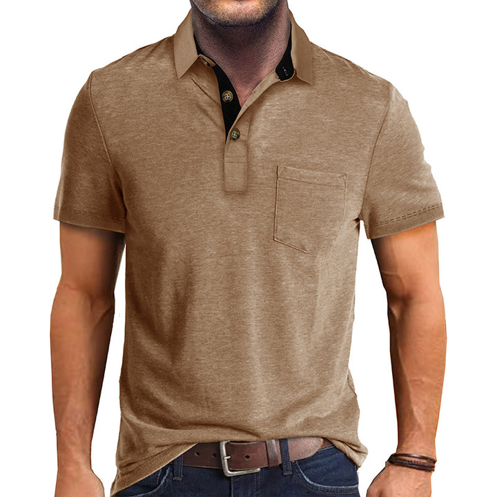 Herren Polo-Shirt mit modernen Designelementen Drune