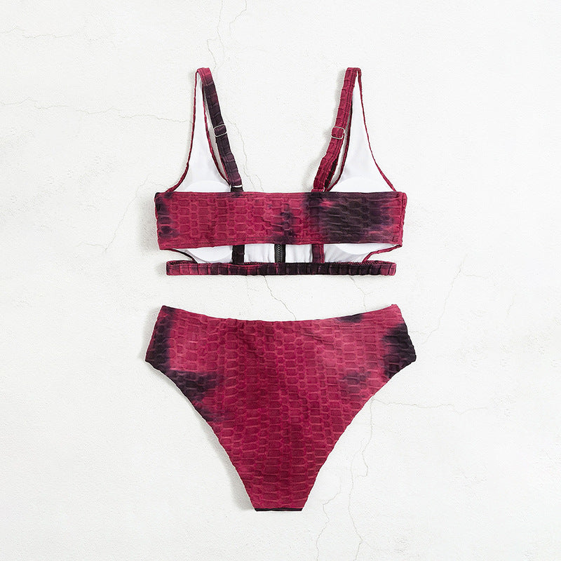 Damen Sportlicher Bikini mit innovativem Reißverschluss Drune