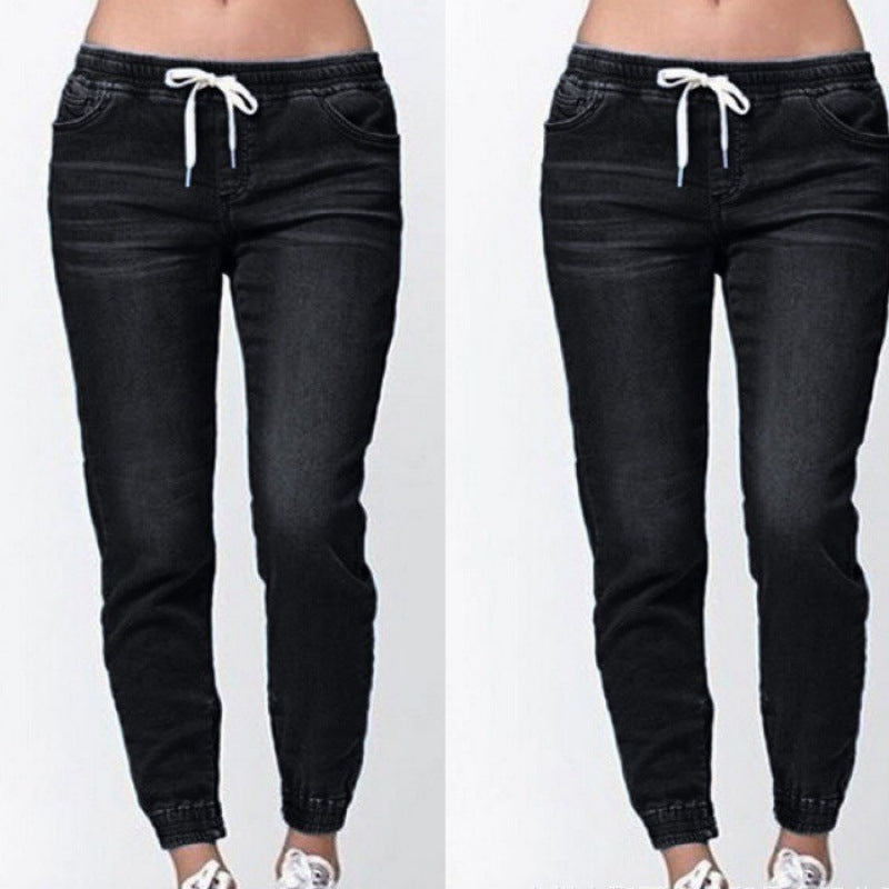 Damen Joggingjeans mit elastischem Bund und praktischen Taschen Drune