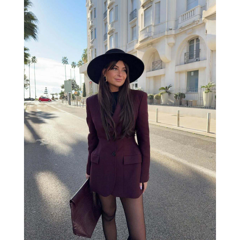 Damen Blazer mit elegantem Schnitt und modernen Steppdetails Drune