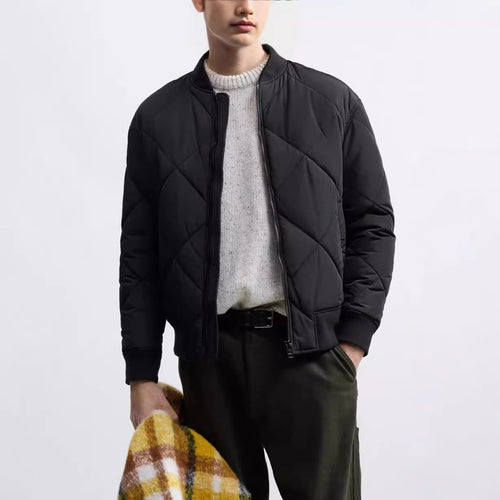 Herren gesteppte Freizeitjacke mit sportlichem Schnitt und seitlichen Taschen Drune